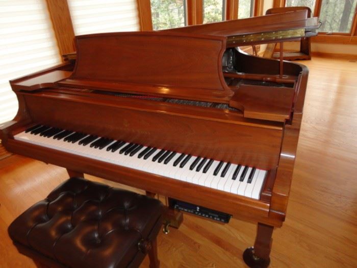 Steinway  & Sons Piano Model B, Signed, 1994, Serial # 528500 Walnut
