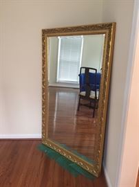 Large gold ornate mirror, purchased from an upscale store in Dallas