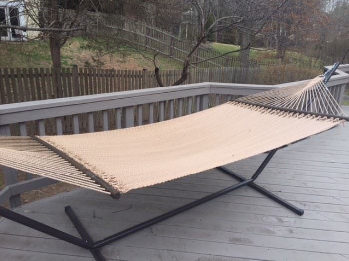 High quality Hammock with stand, only a few months old