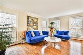 Gorgeous designer blue sofa set