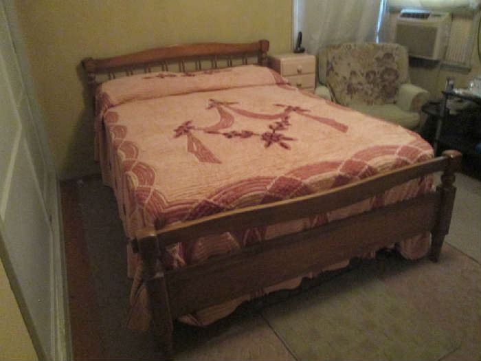 Original 1950's Western style double bed 