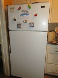 Whirlpool Refrigerator "Estate" Model TT18CK, 18 cubic foot, equipped for ice maker
