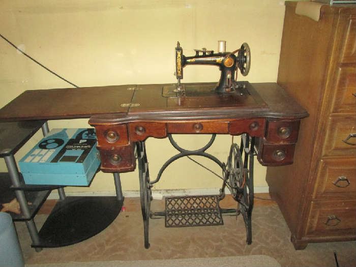 Champion treadle sewing machine (not electric)