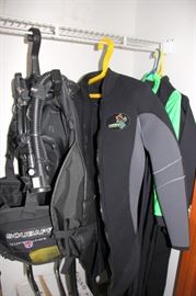 Scuba Equipment, wet Suits