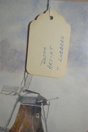 Framed Art - Dutch Artist T. Lubbers