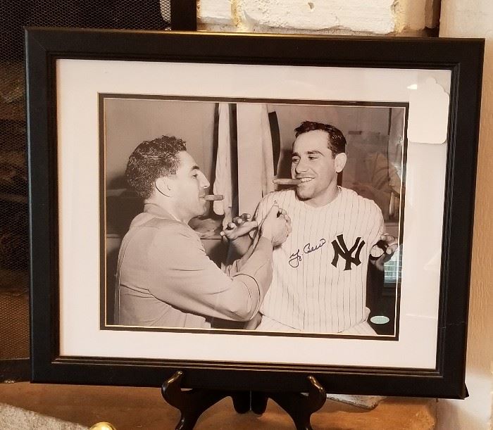 Yogi Berra Autographed Photo with COA
