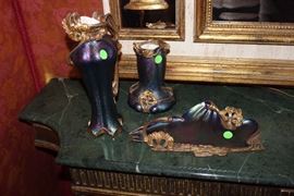 Carlsbad iridescent porcelains