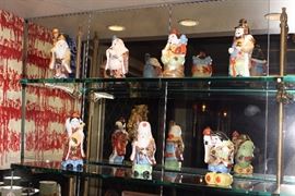 Vintage figural sake bottles