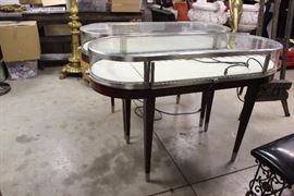 One lighted display case from Dunhill store