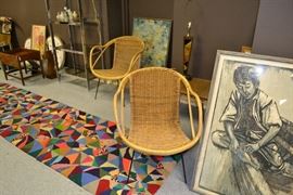 Mid-century modern handmade runner