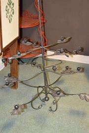 Hand wrought candelabra made by local artist