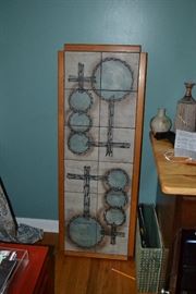 Signed Danish modern tile top table (has legs and is in great condition) Tiles are signed and table is marked made in Denmark