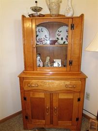 Antique Buffet, Corner China Cabinet and Side Board by Virginia House 