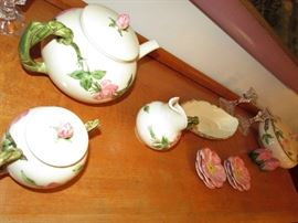 Complete Set of Franciscan Ware "Desert Rose" Dinnerware with Accessories
