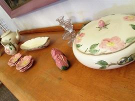 Complete Set of Franciscan Ware "Desert Rose" Dinnerware with Accessories