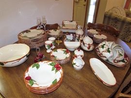 Lovely Set of Franciscan Ware "Apple" Dinnerware