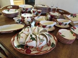 Lovely Set of Franciscan Ware "Apple" Dinnerware