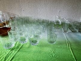 Small Kitchen Appliances, Retro "Club" Pots and Pans, Assorted Dinnerware, Glassware, Corningware and Flatware