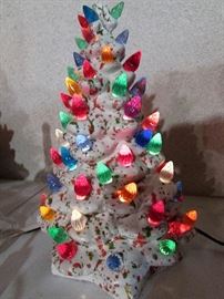4 Lovely Handmade Ceramic Christmas Trees
