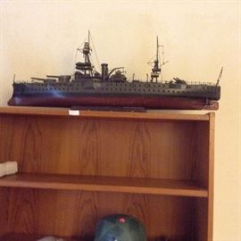 USS Texas and WW German helmet