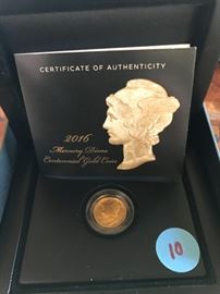 #10. Centennial Mercury gold dime