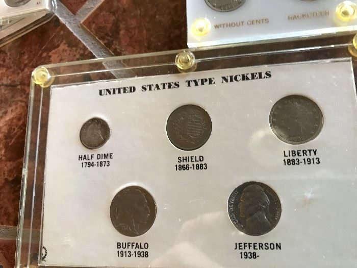 US Type Nickels 