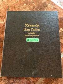 70 Kennedy halves including proof only issues