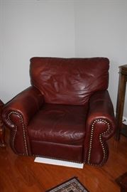 Leather chair that is in need of love