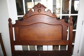 Just the late 1800's full size walnut head board