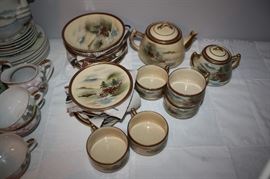 Beautiful oriental tea set