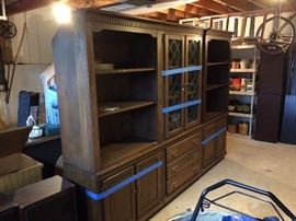 Nice handmade 3 section bookcases.  Could be separated