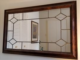  Vintage Wall Mirror with Soldered Metal Design  http://www.ctonlineauctions.com/detail.asp?id=691101