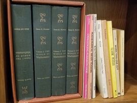  World of Mathematics Book Collection & Puzzle Books  http://www.ctonlineauctions.com/detail.asp?id=691167
