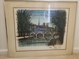 Signed & Numbered Lithograph By Bernard Gartner  http://www.ctonlineauctions.com/detail.asp?id=691179