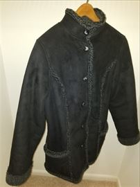  L.L. Bean Faux Wool Lined Suede Women's Coat  http://www.ctonlineauctions.com/detail.asp?id=691165