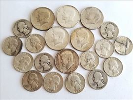  Washington Silver Quarters and Kennedy Half Dollars  http://www.ctonlineauctions.com/detail.asp?id=691414