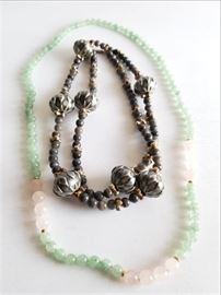  Pair of Vintage Semi-Precious Stone Necklaces  http://www.ctonlineauctions.com/detail.asp?id=691420