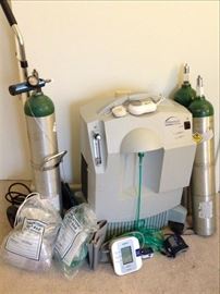  Millennium Resperonics Respiration Machine, O2 Tanks              http://www.ctonlineauctions.com/detail.asp?id=691169