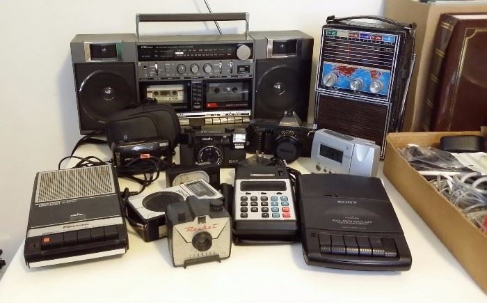 Vintage cameras & radios