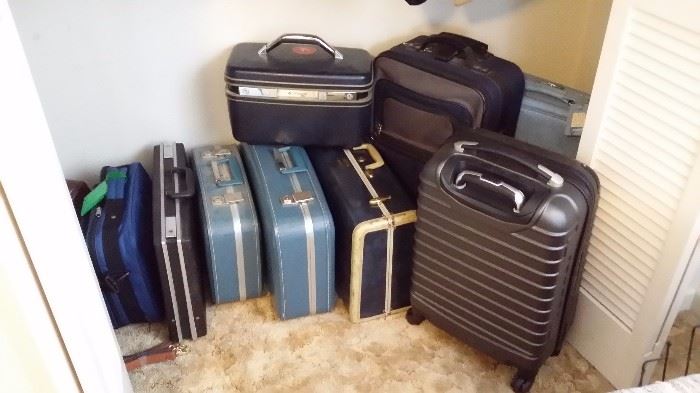Variety of luggage