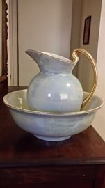 Antique bowl & pitcher