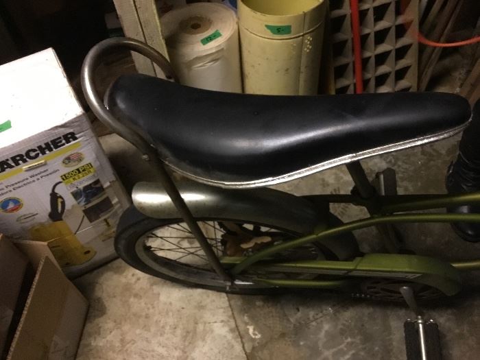 Seat on bicycle