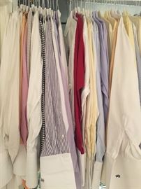 Menswear.  Large selection of dress shirts.