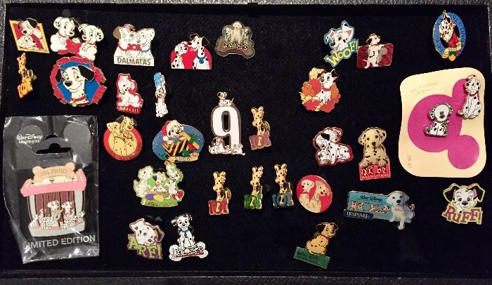 Disney 101 Dalmations souvenir pins