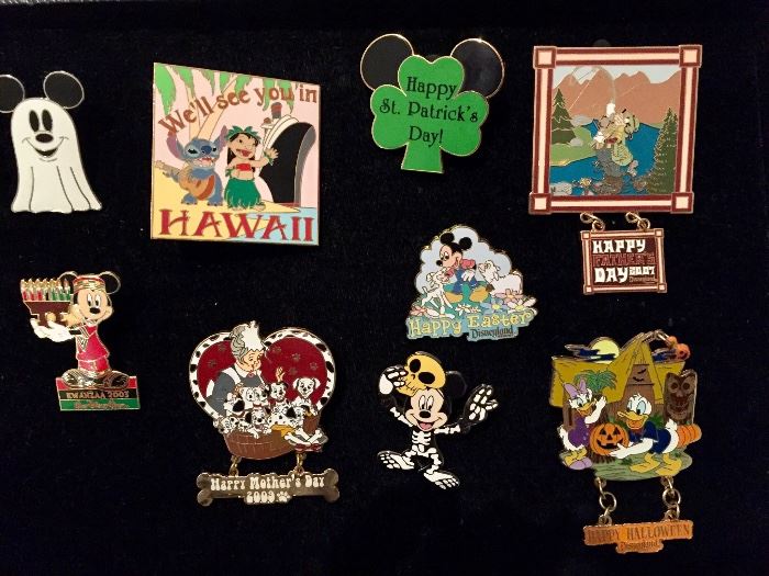 Disney and other souvenir pins