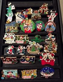 Disney Christmas souvenir pins