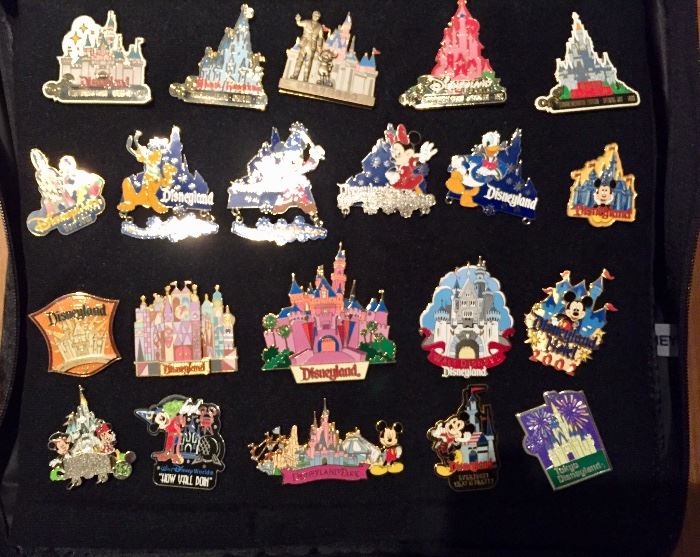 Disney castle souvenir pins