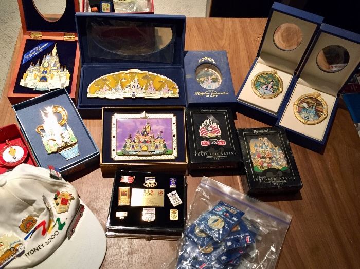 Disney Souvenir pins and plaques