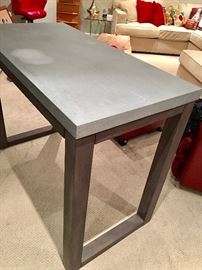 Crate and Barrel industrial console table (1 of 1)