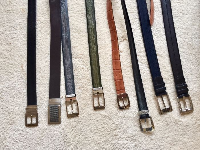 Men's belts